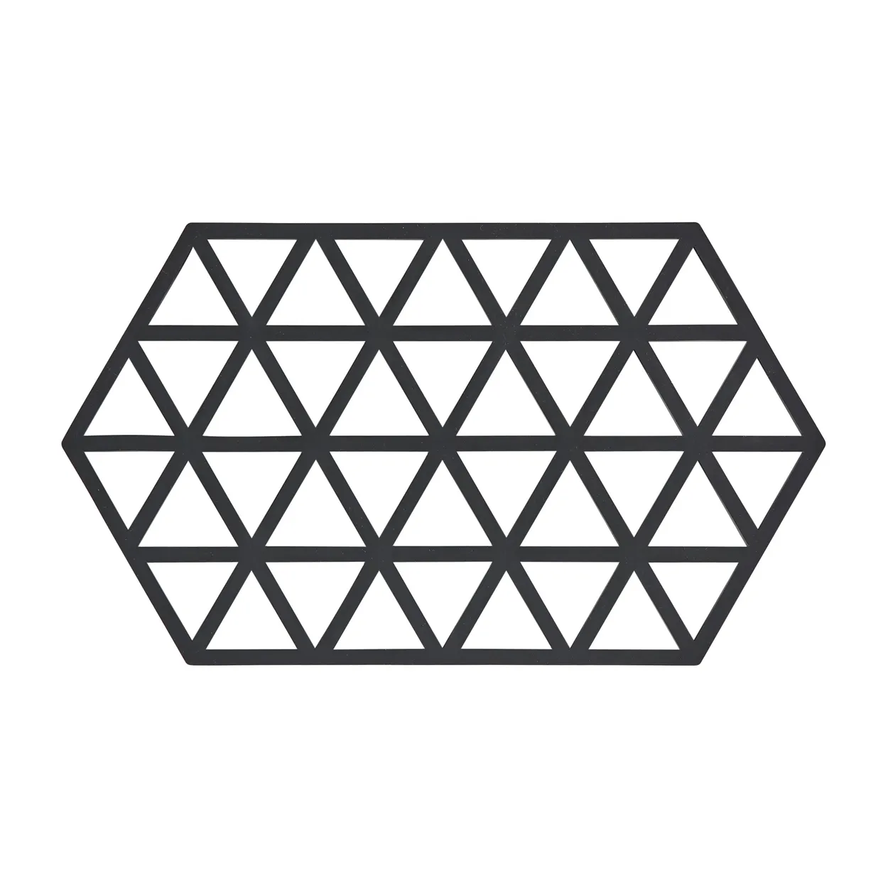 Zone Denmark Triangles trivet 14x24 cm Black | Scandinavian Design | Trivets | Black