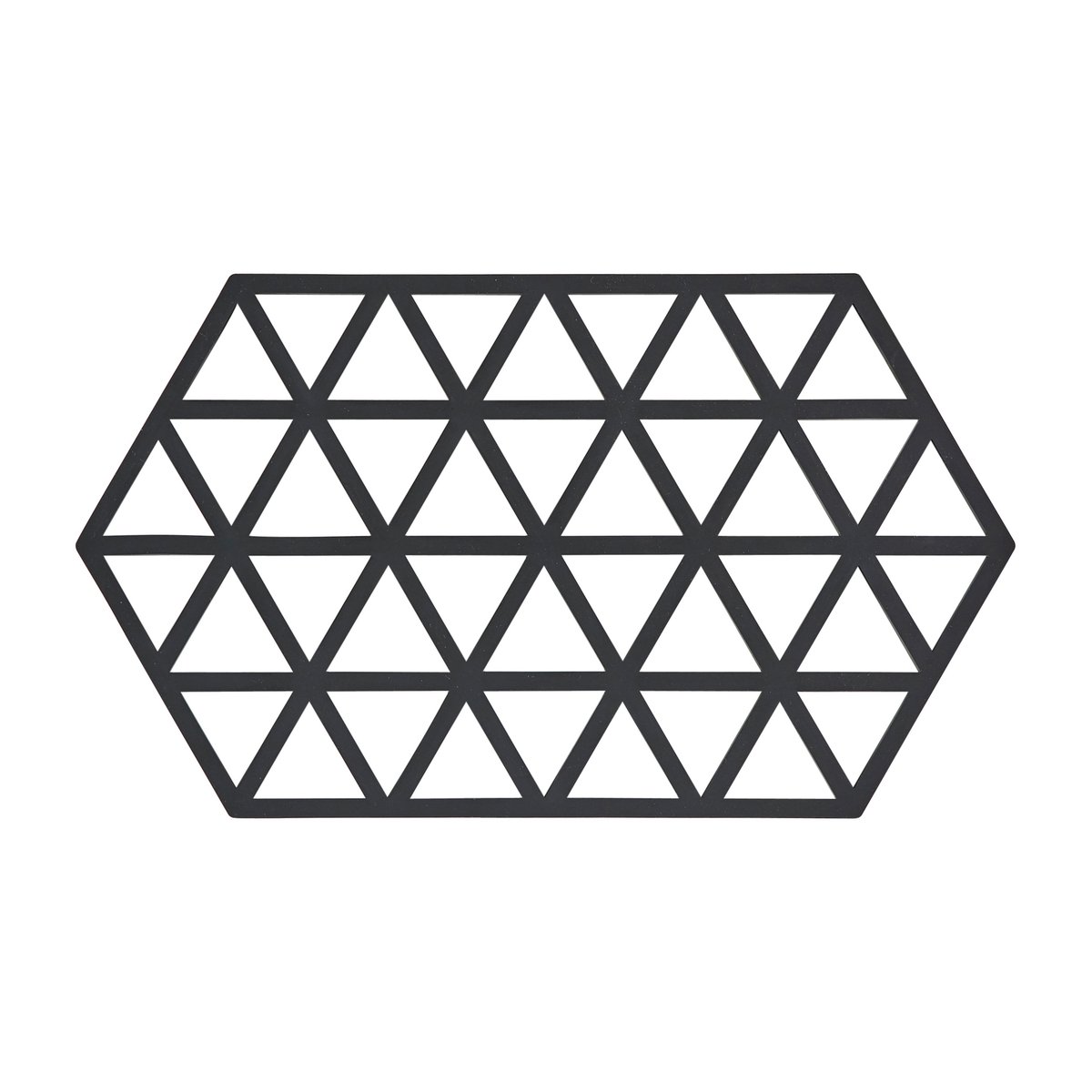 Zone Denmark Triangles trivet 14x24 cm Black | Scandinavian Design | Trivets | Black