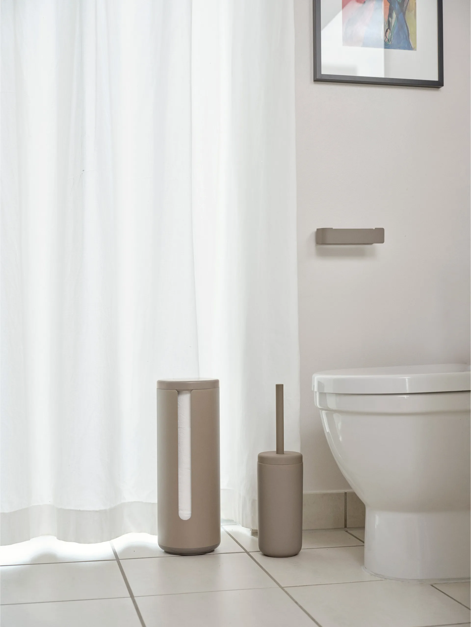 Ume holder for toilet paper, Taupe Zone Denmark