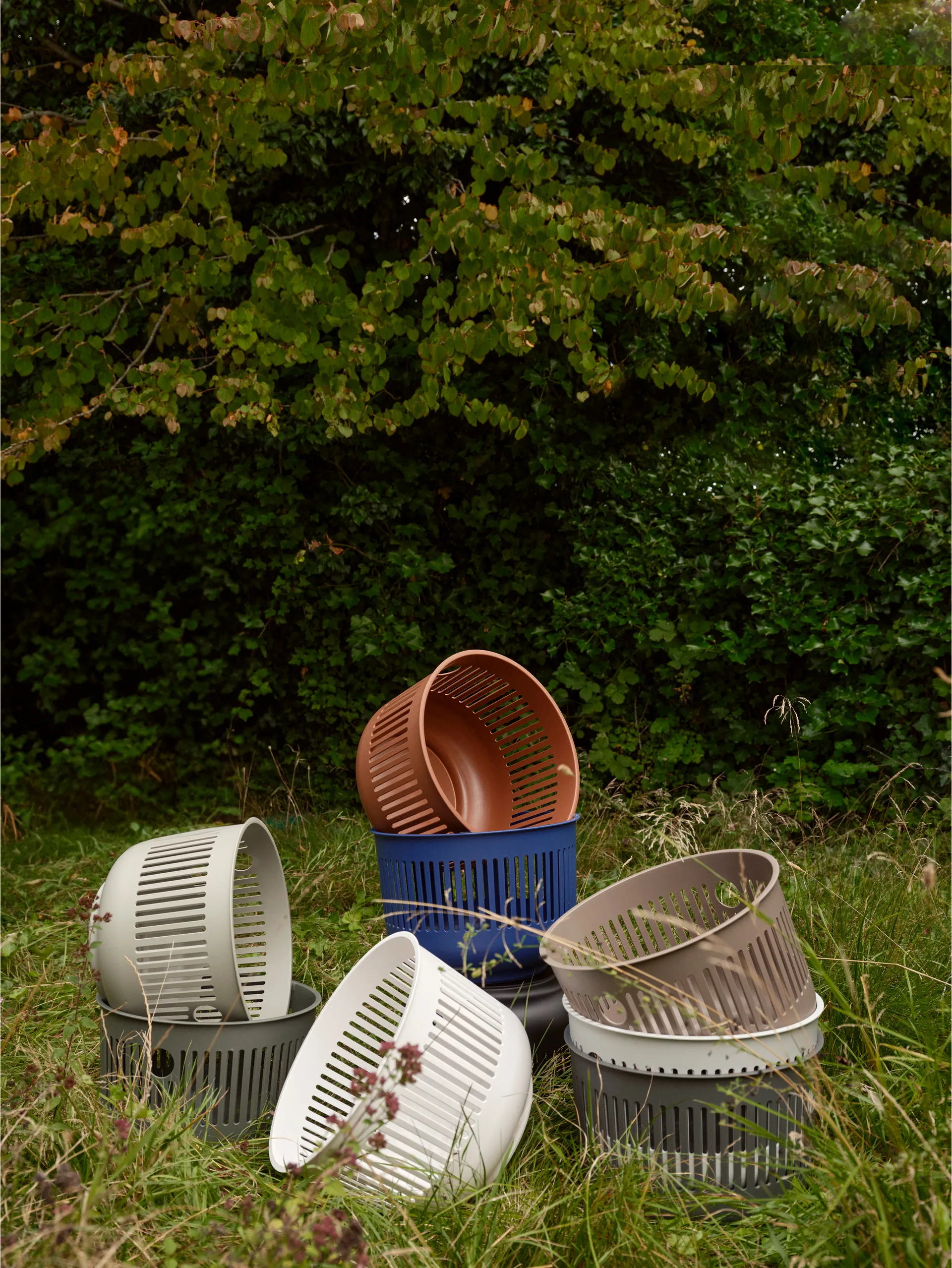 Ume laundry basket Ø40x29 cm, Terracotta Zone Denmark