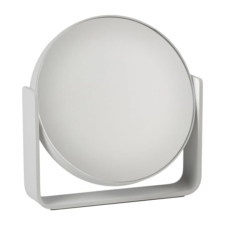Ume table mirror with 5x forlargeing 19x19.5 cm - Soft grey - Zone Denmark