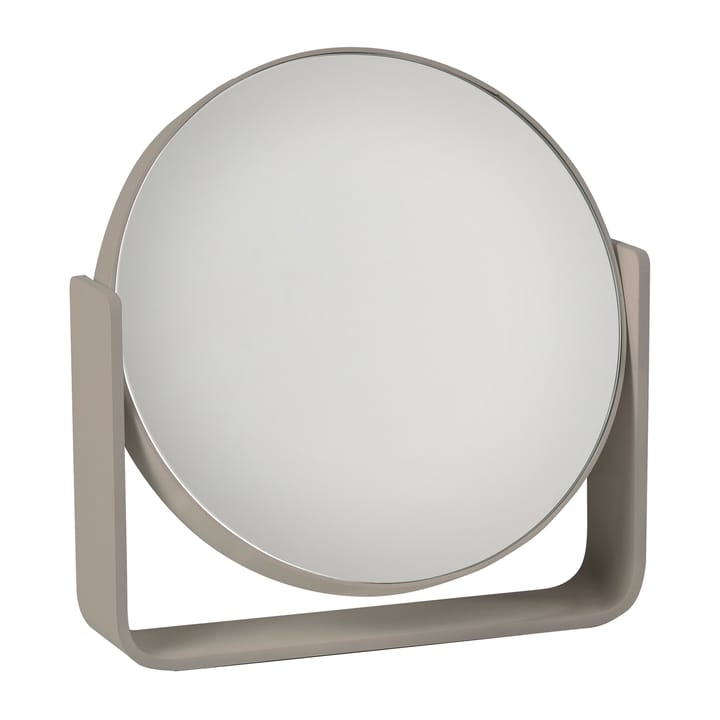 Ume table mirror with 5x forlargeing 19x19.5 cm - Taupe - Zone Denmark