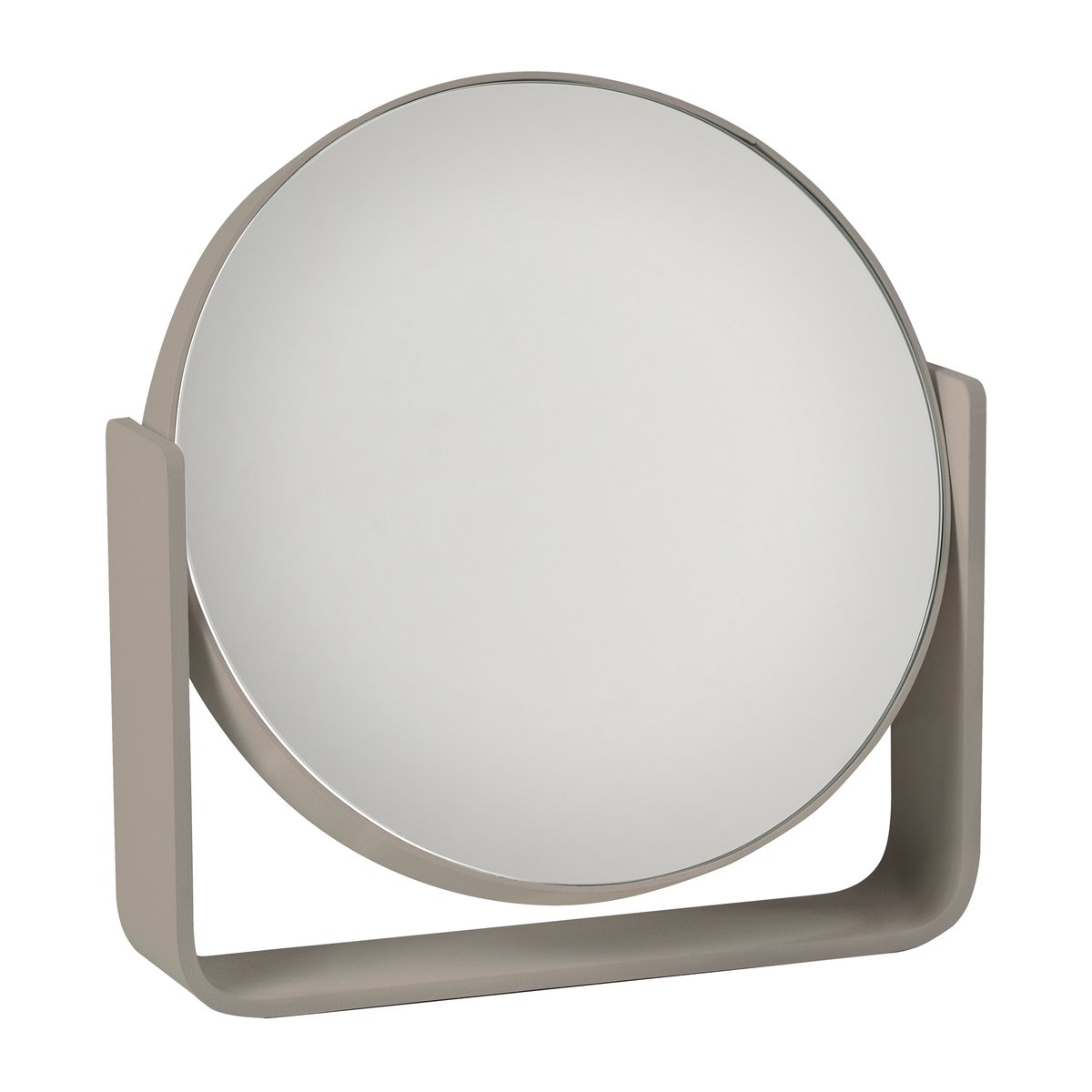 Zone Denmark Ume table mirror with 5x forlargeing 19x19.5 cm Taupe