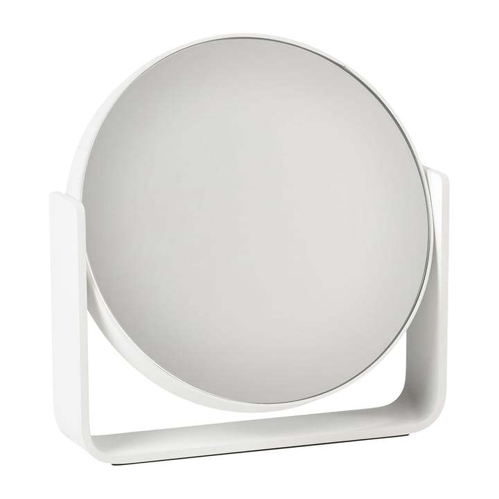 Ume table mirror with 5x forlargeing 19x19.5 cm - White - Zone Denmark