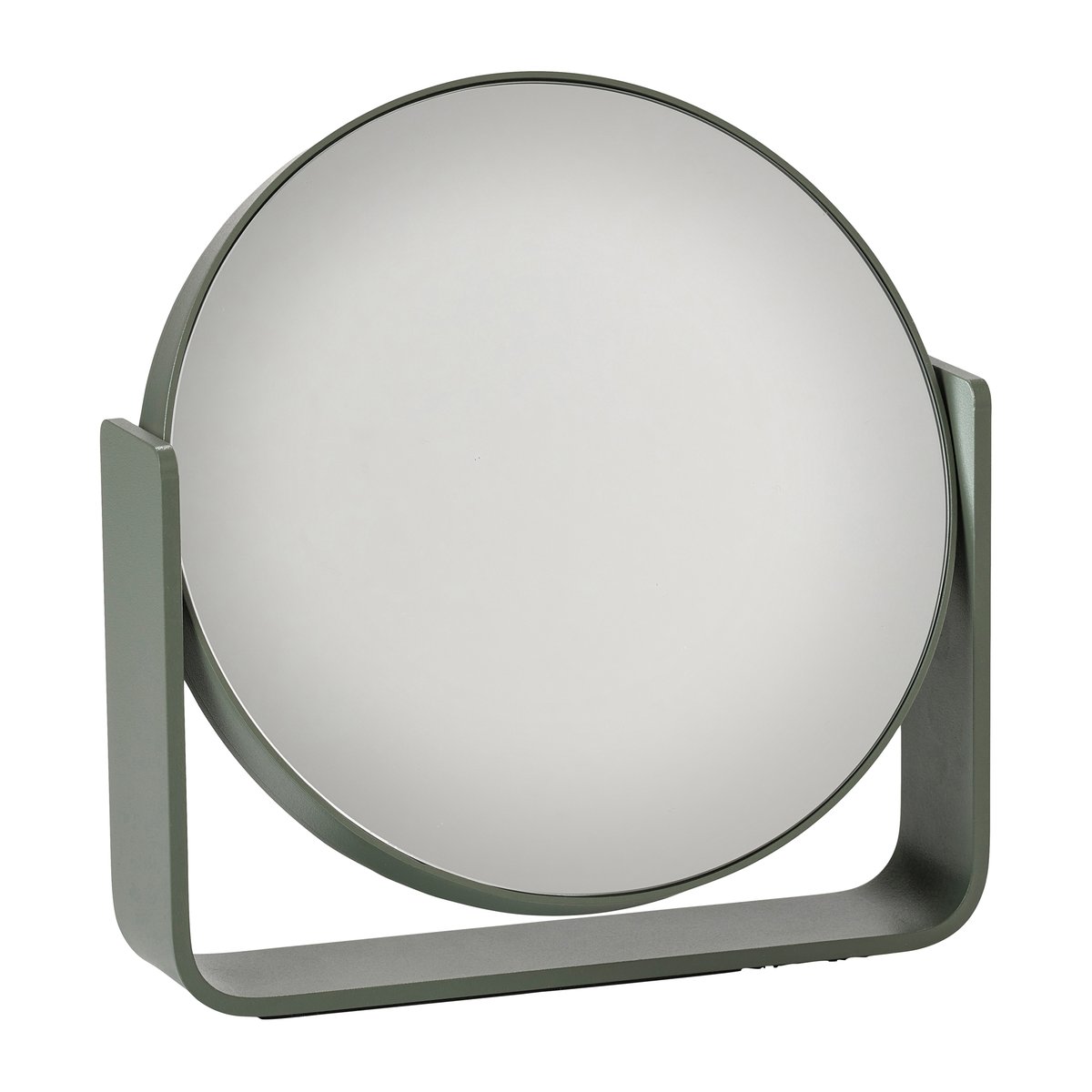 Zone Denmark Ume table mirror with 5x magnification 19x19.5 cm Olive green