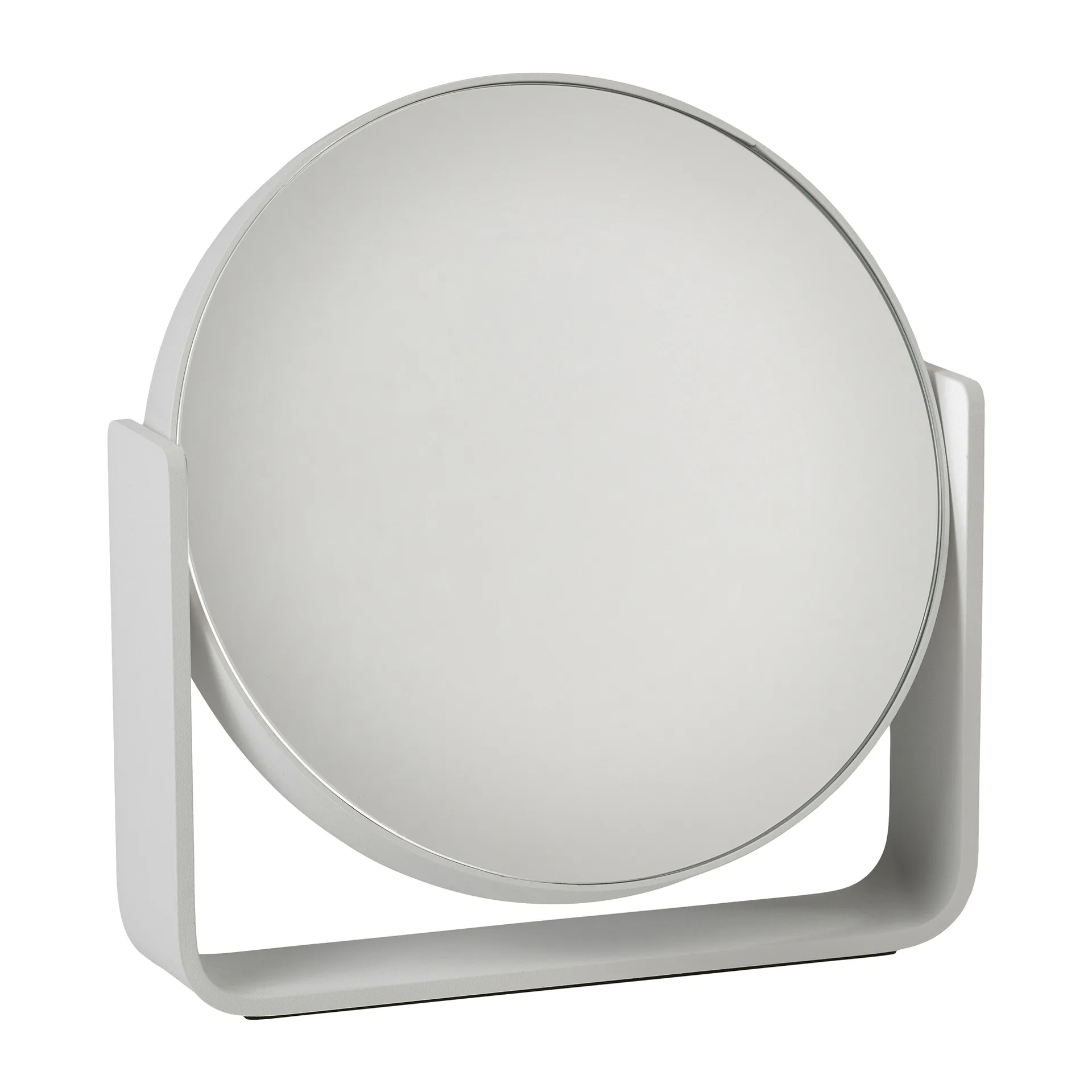 Ume table mirror with 5x magnification 19x19.5 cm, Soft grey Zone Denmark