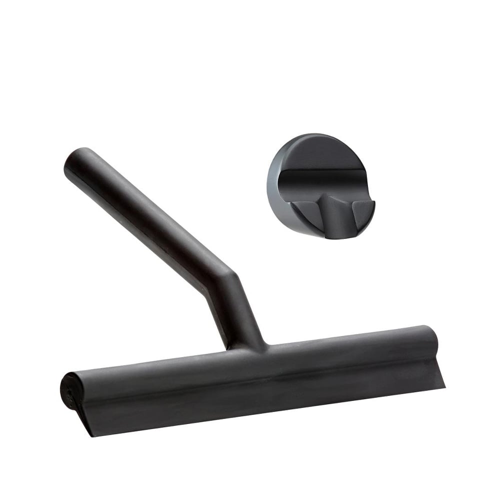 Zone Denmark Wiper shower scraper Black, with holder