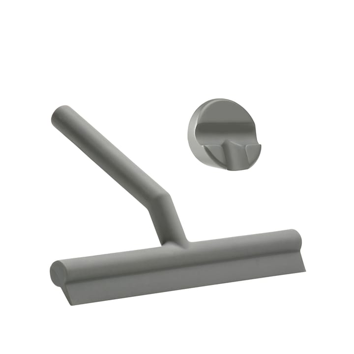 Zone shower scraper - Grey, incl. holder - Zone Denmark