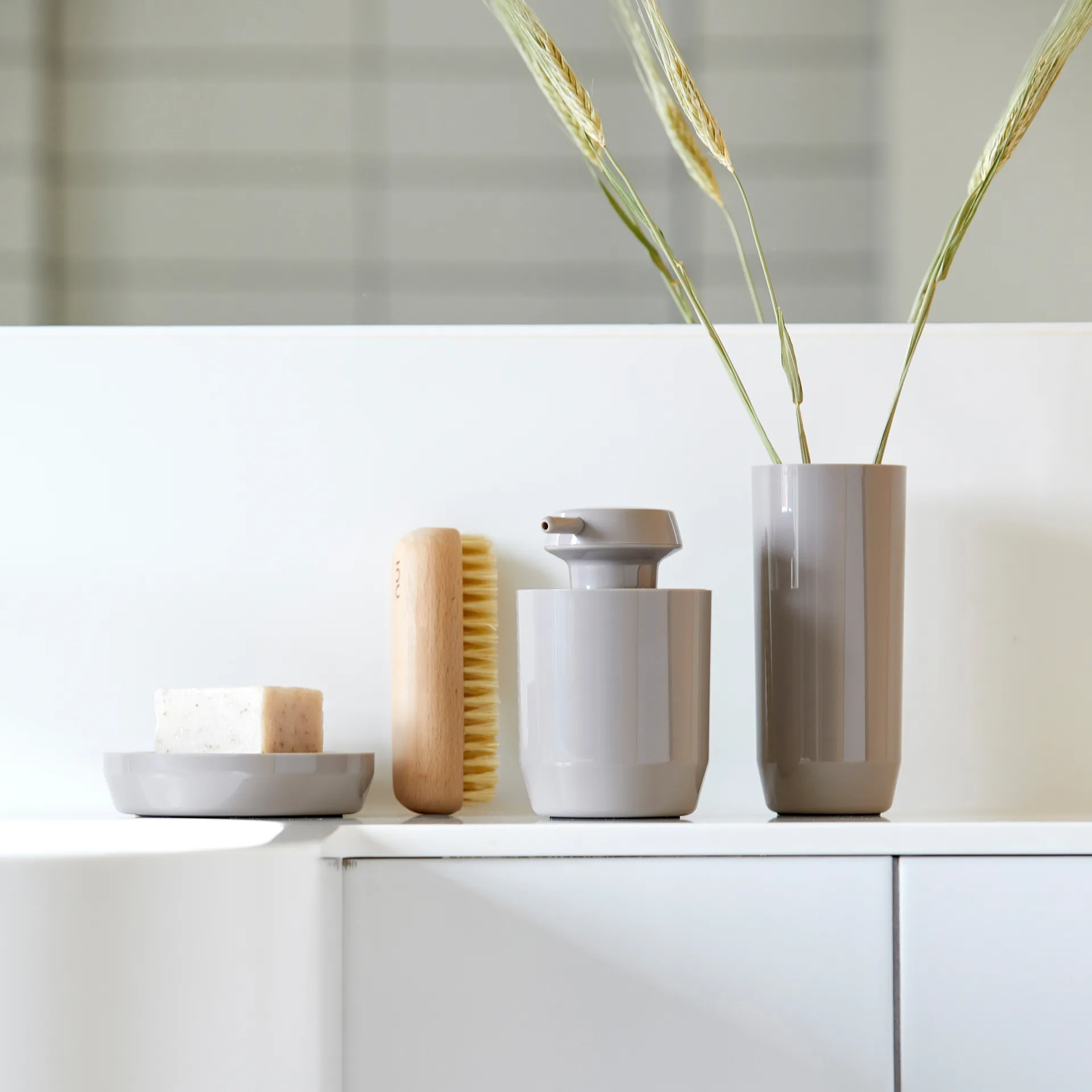Zone Suii soap dispenser 12.4 cm, taupe Zone Denmark