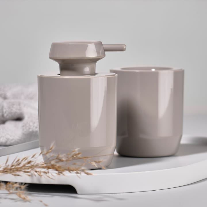 Zone Suii toothbrush mug 9 cm - taupe - Zone Denmark