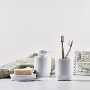 Zone Suii toothbrush mug 9 cm - white - Zone Denmark