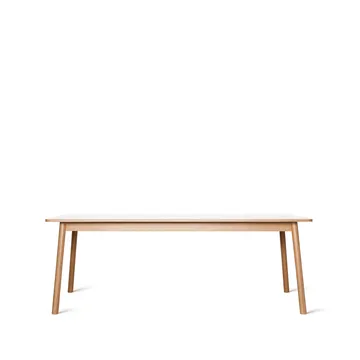 Dino 200 dining table - White. oak stand. new - Zweed