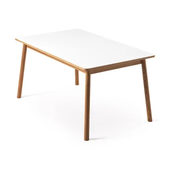 Dino+ dining table with additional disk - White. oak stand. 2st additional discs - Zweed