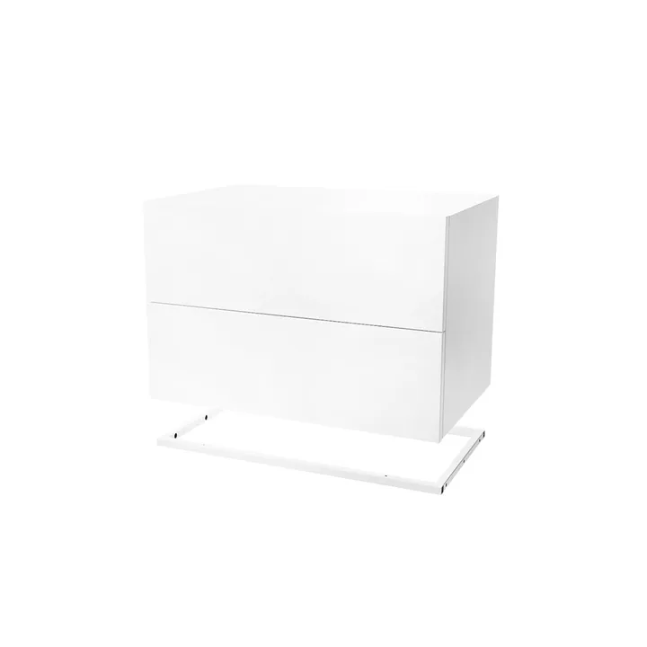 Molto 560 drawer module - White including white metal frame - Zweed