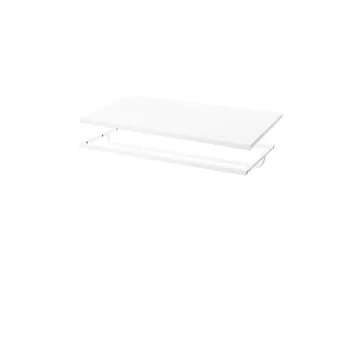 Molto 560 hanger - White, incl. white shelf - Zweed