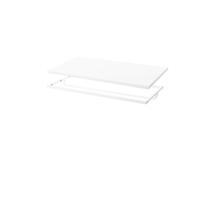 Molto 560 hanger - White, incl. white shelf - Zweed