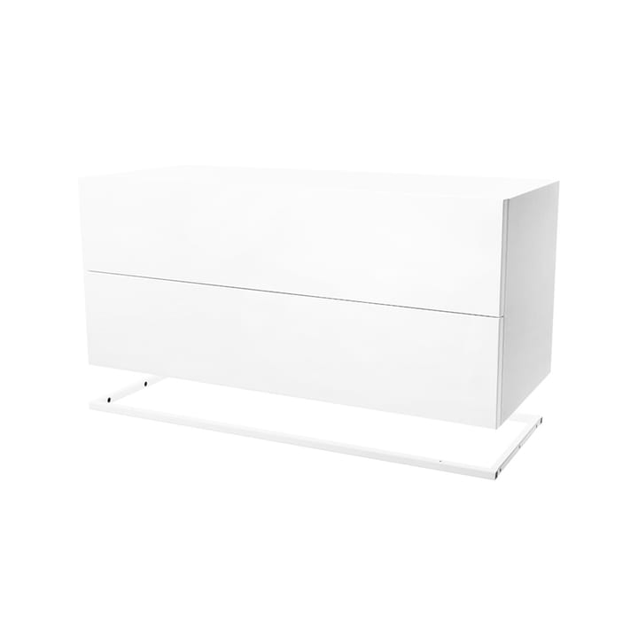 Molto 840 drawer module - White including white metal frame - Zweed