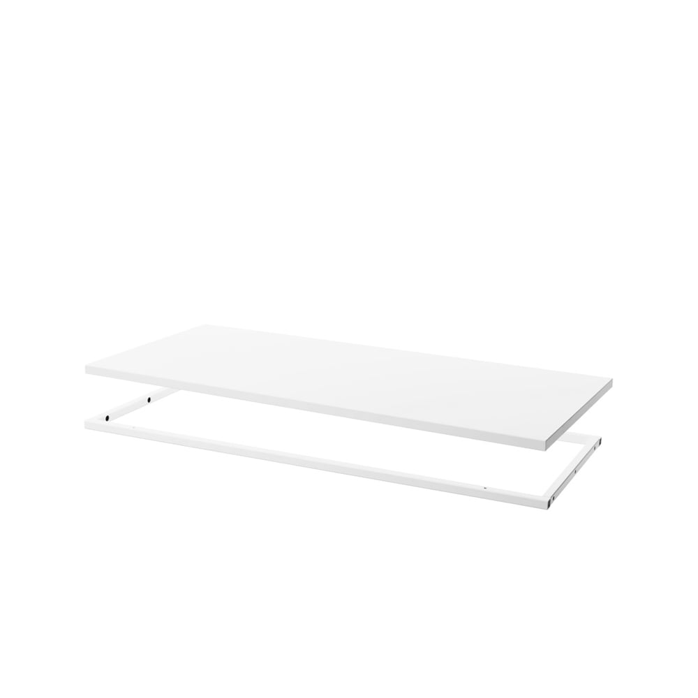 Zweed Molto 840 shelf White, incl. white metal frame