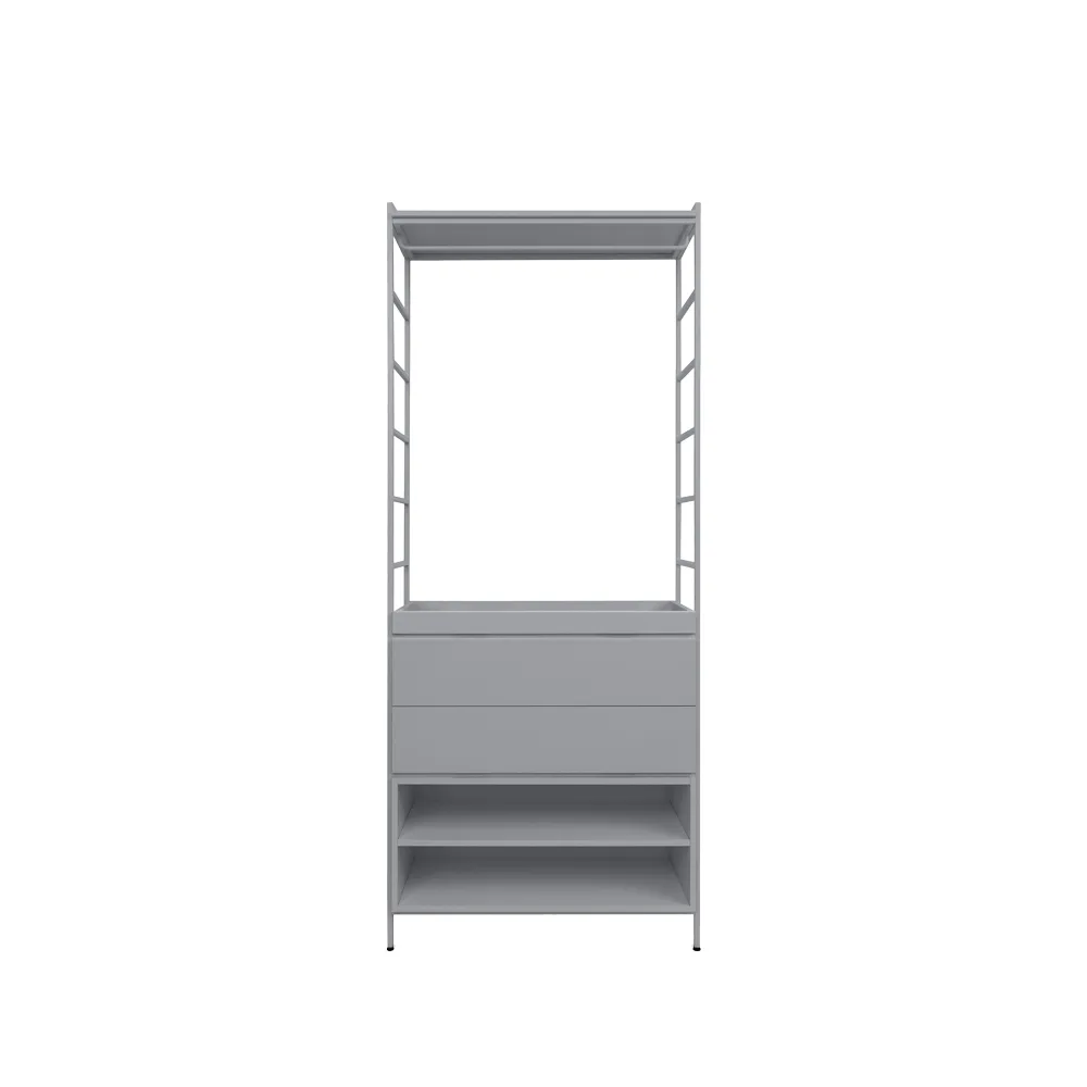 Zweed Molto High shelving system Grey, 1 section