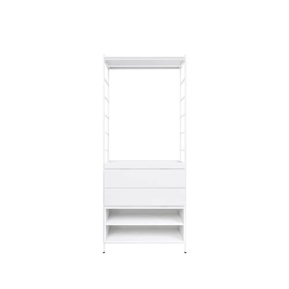 Zweed Molto High shelving system White, 1 section