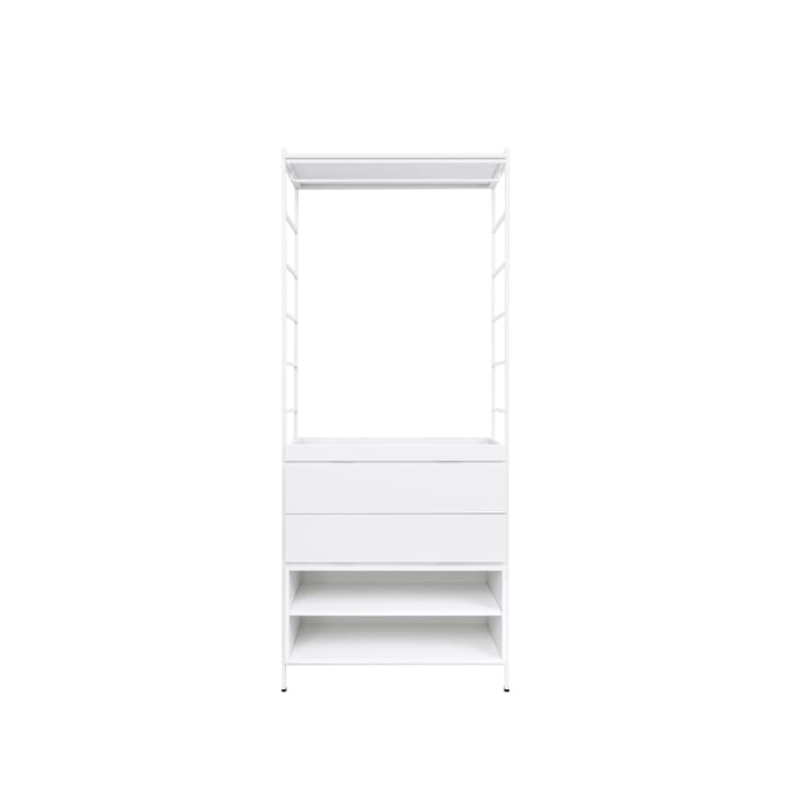 Molto High shelving system - White, 1 section - Zweed
