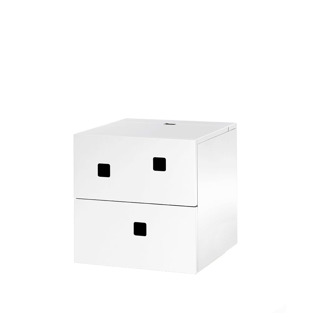 Zweed Peep S1 bedside table, wall hung White | Scandinavian Design | Bedside tables | White