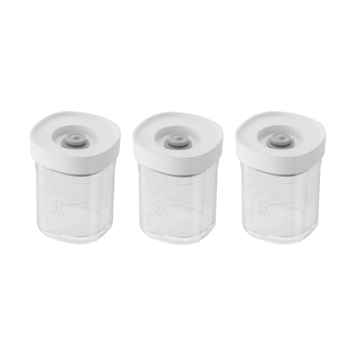 Zwilling CUBE Spice Set XS3 3-piece | Scandinavian Design | Storage jars | Transparent