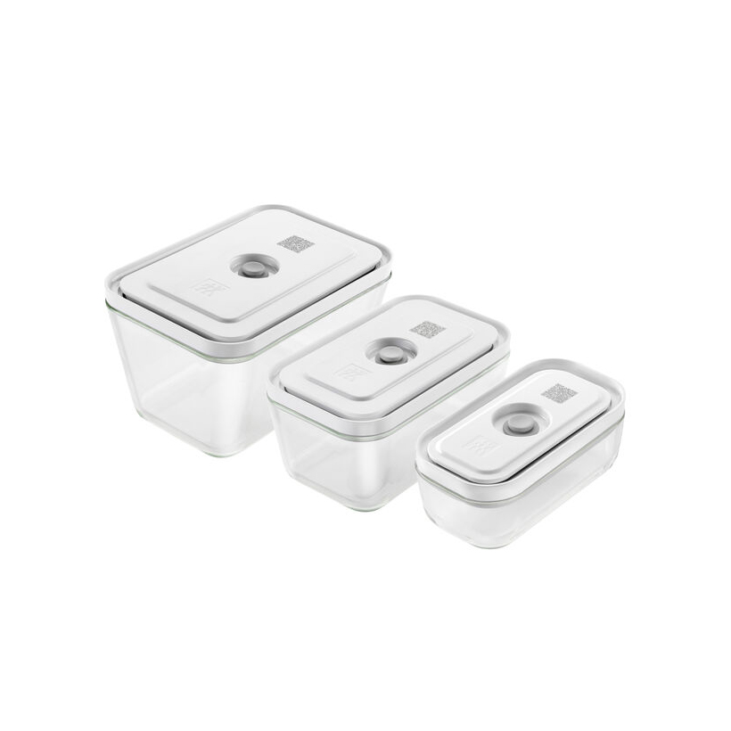 Zwilling Fresh & save vacuum food container 3 pieces Borosilicate glass