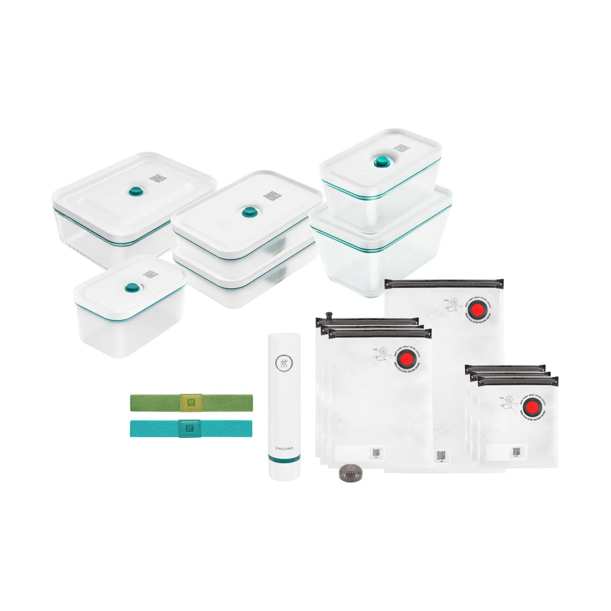 Zwilling La-Mer vacuum starter set glass 16 pieces | Scandinavian Design | Other kitchen utensils | Transparent