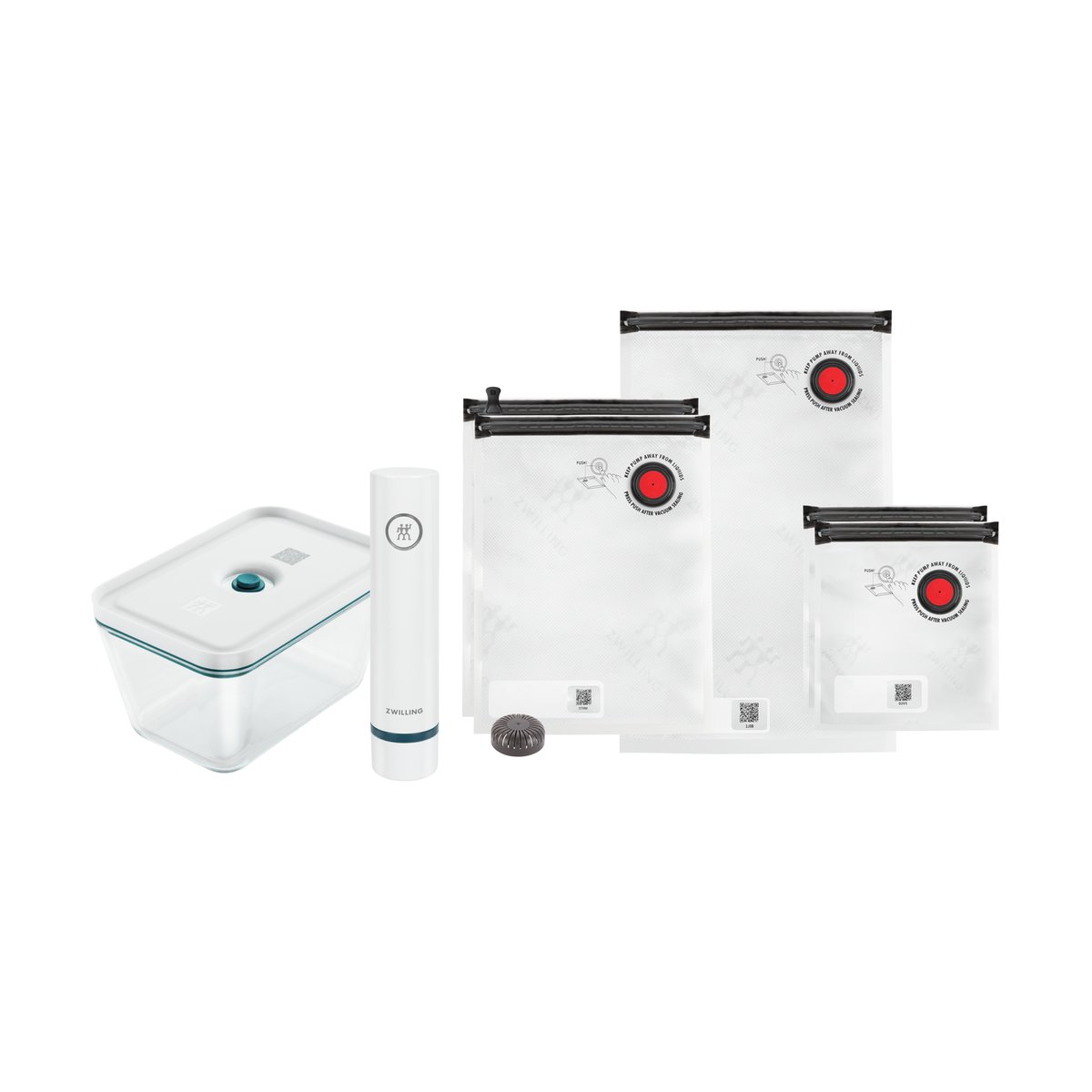 Zwilling La-Mer vacuum starter set glass 7 pieces | Scandinavian Design | Other kitchen utensils | Transparent