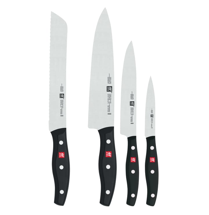 Twin Pollux knifeset 4 pieces - stainless steel-black - Zwilling