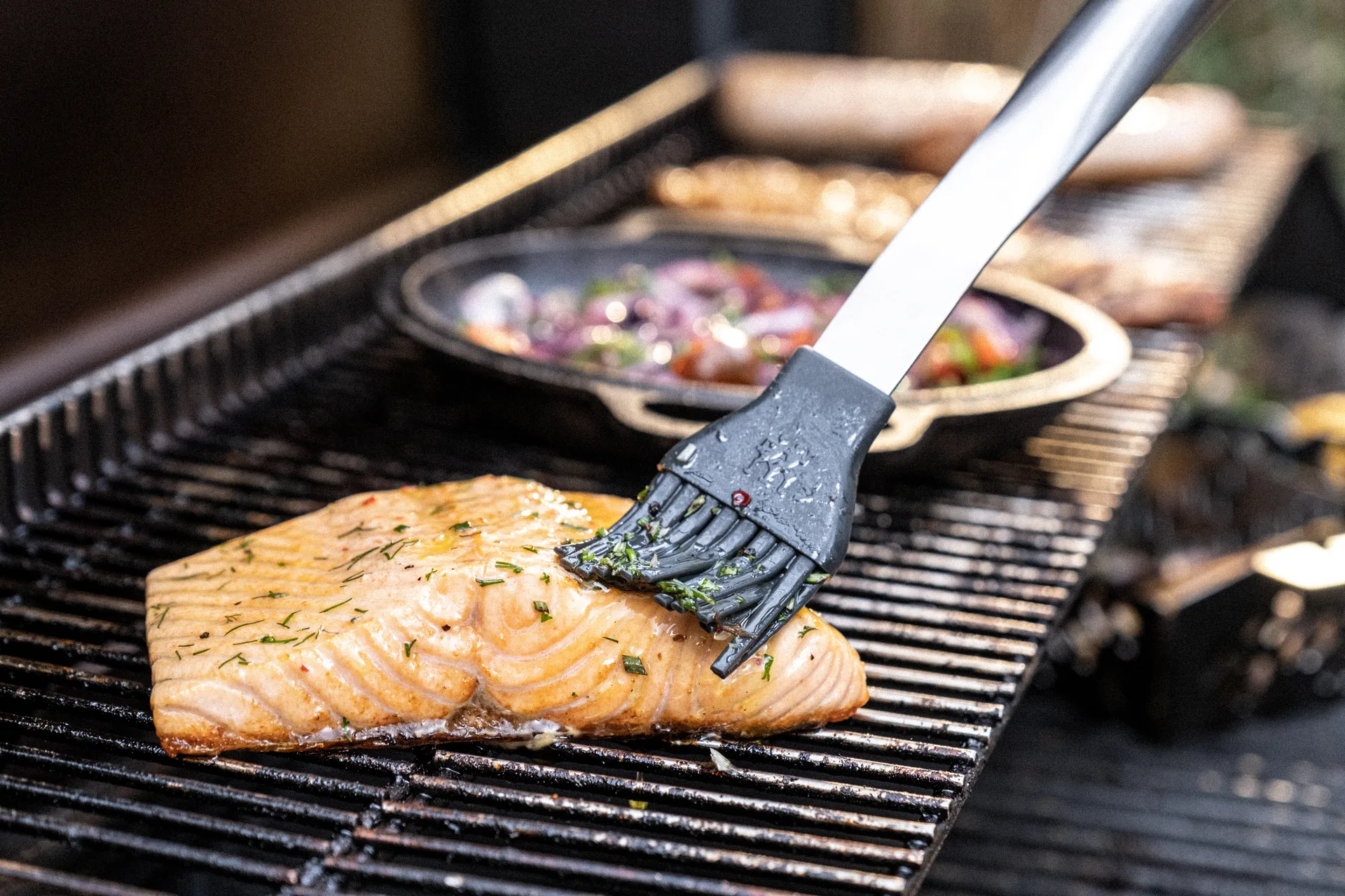 Zwilling BBQ+ silicone brush 41 cm, Black-stainless steel Zwilling