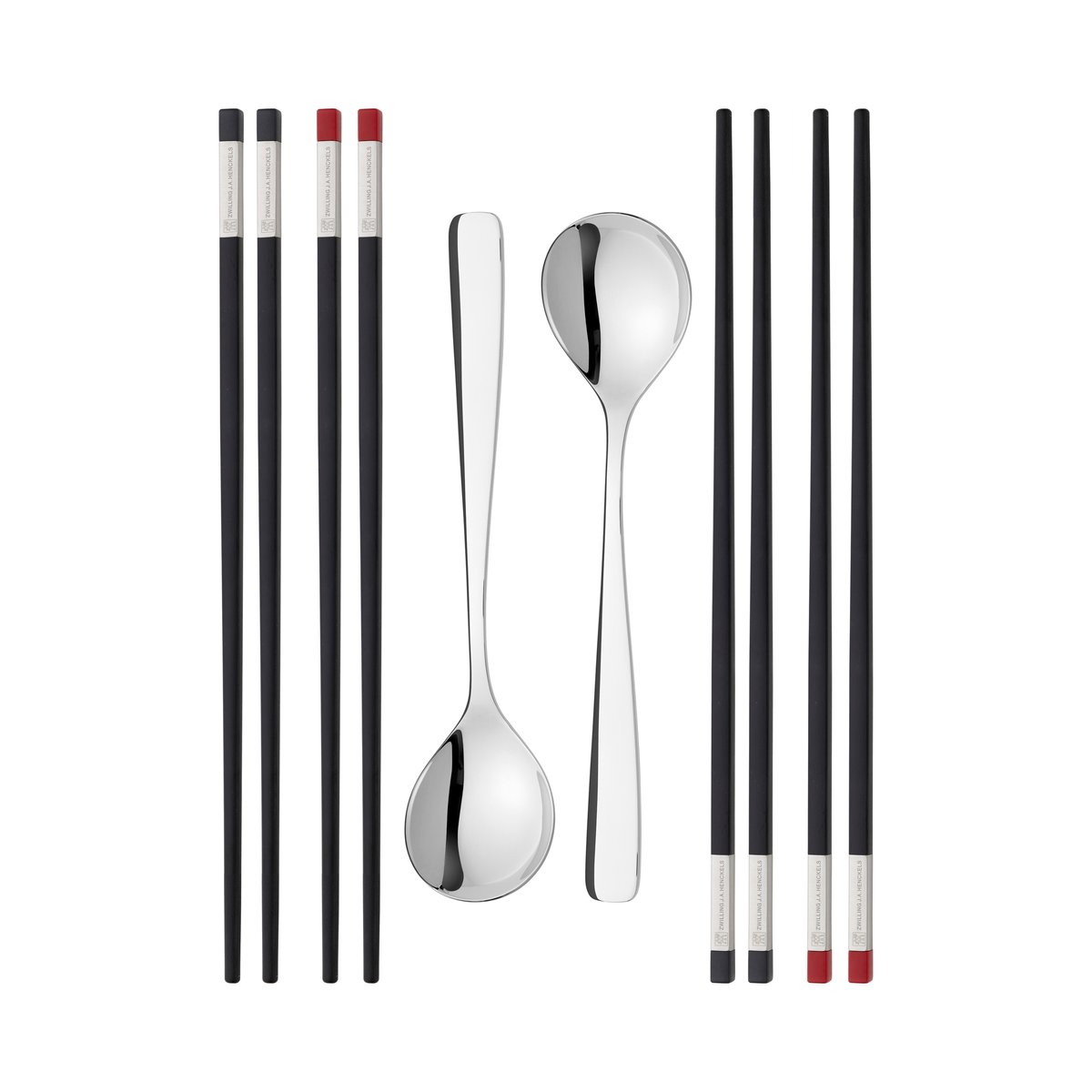 Zwilling Collection chop sticks 10 pieces | Scandinavian Design | Chopsticks | Silver-coloured