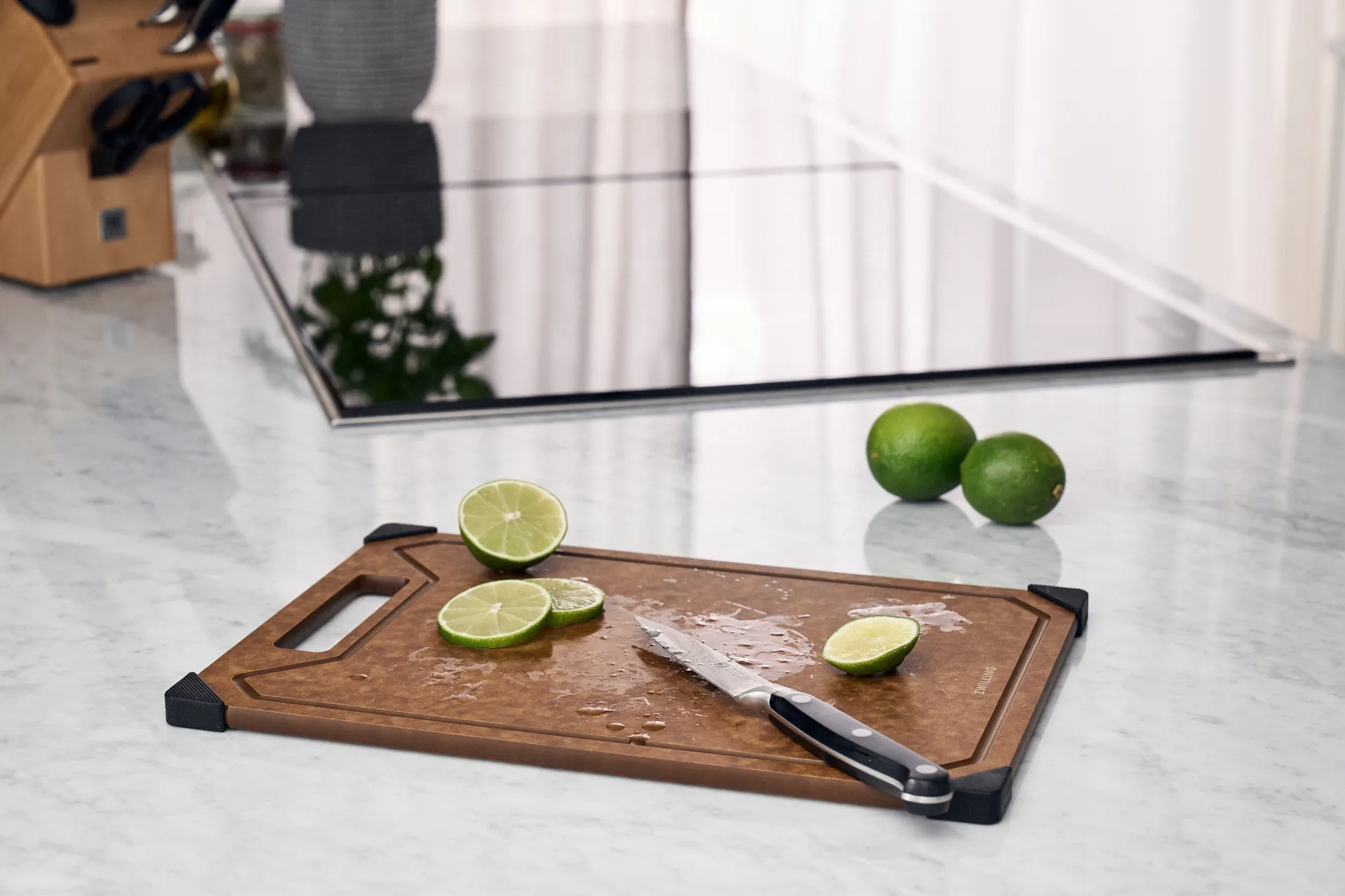 Zwilling cutting board wood fiber brown, M Zwilling