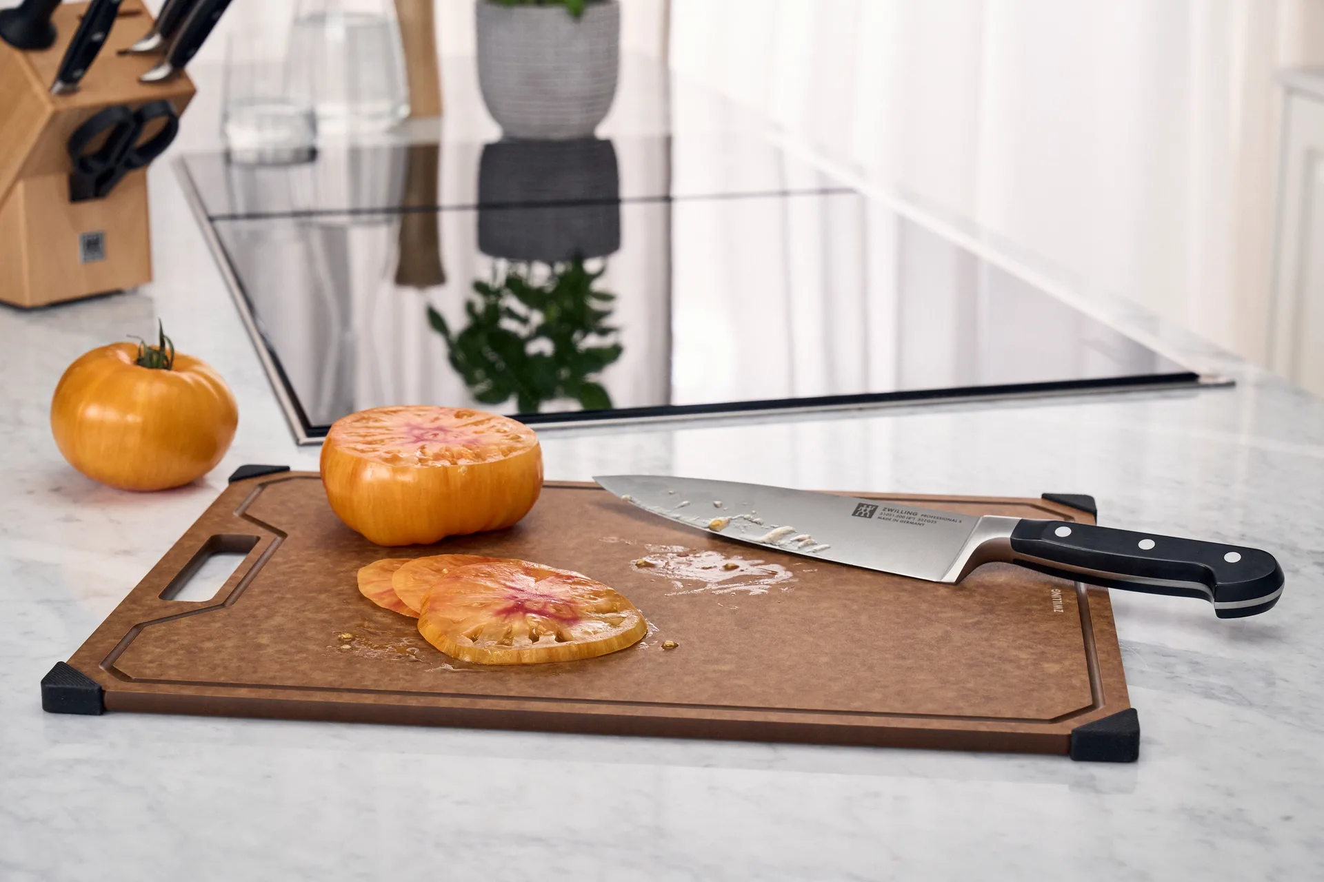 Zwilling cutting board wood fiber brown, S Zwilling