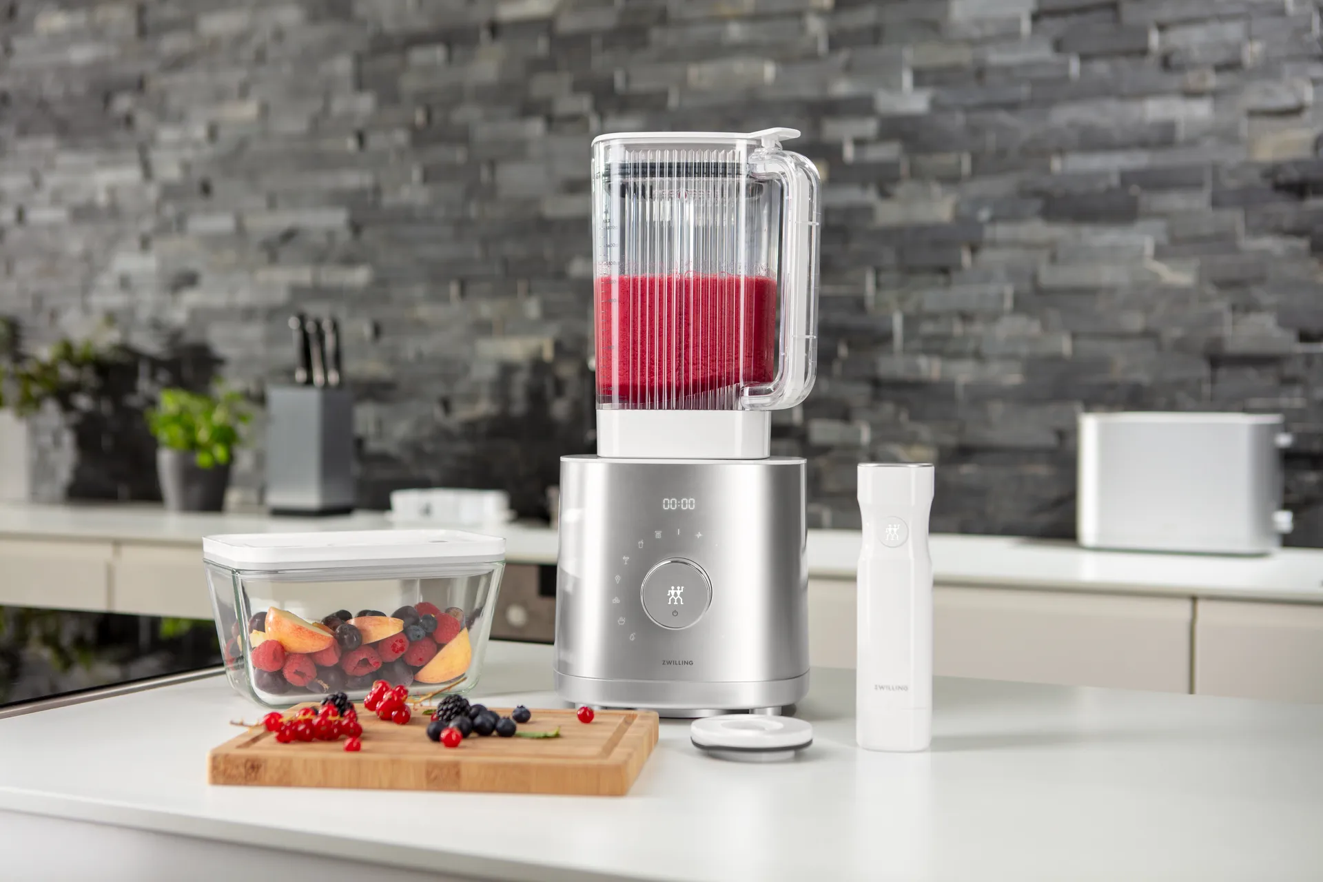 Zwilling Enfinigy power blender Pro 1.8 L, Silver Zwilling