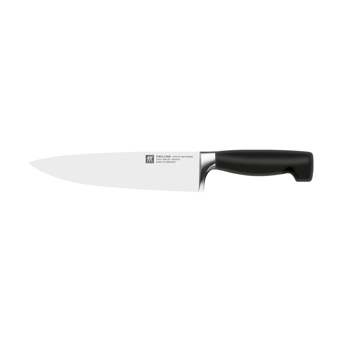 Zwilling Four star chef's knife 20 cm Black-stainless steel