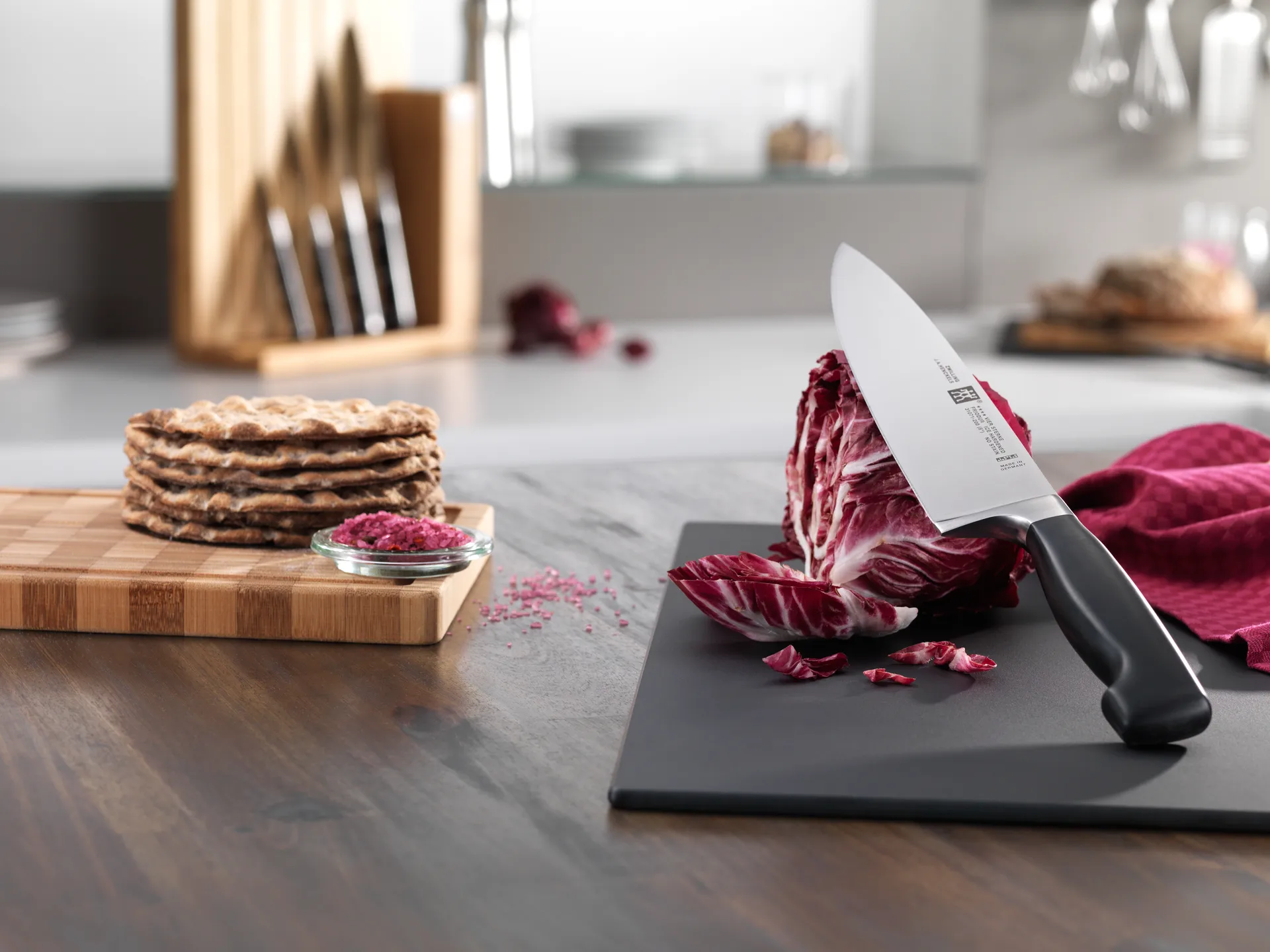 Zwilling Four star chef's knife 20 cm, Black-stainless steel Zwilling