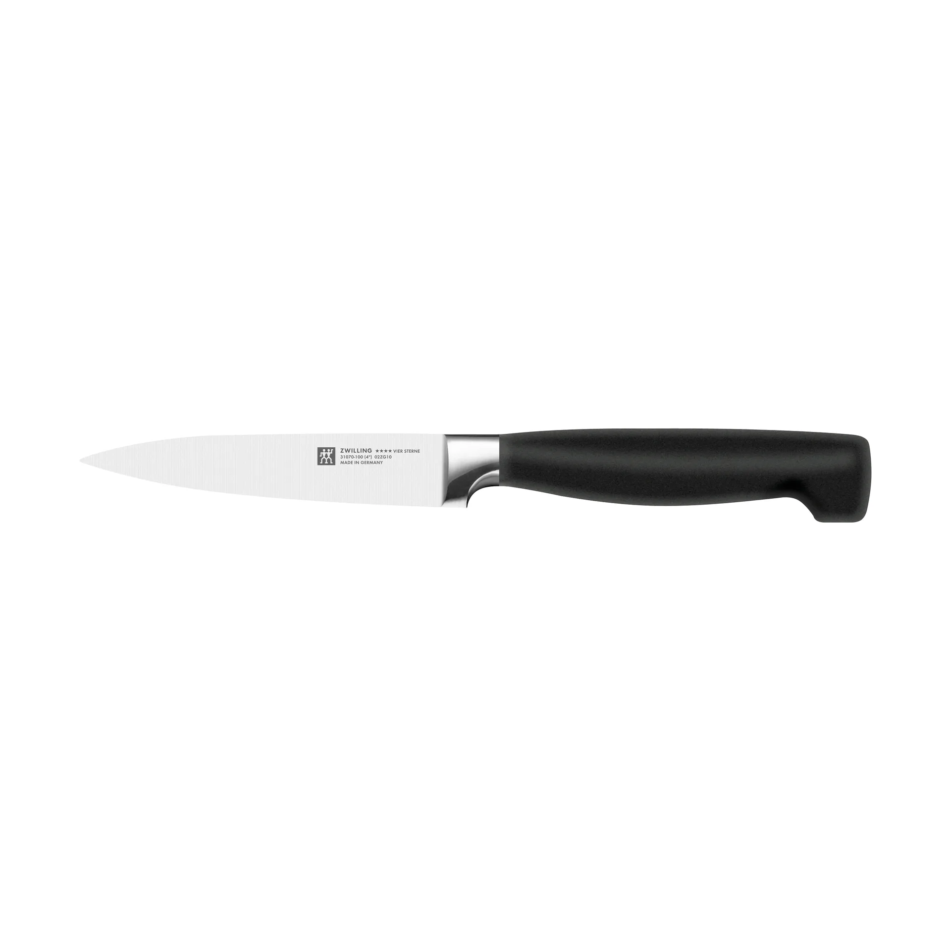 Zwilling Four Star paring knife 10 cm, Black-stainless steel Zwilling