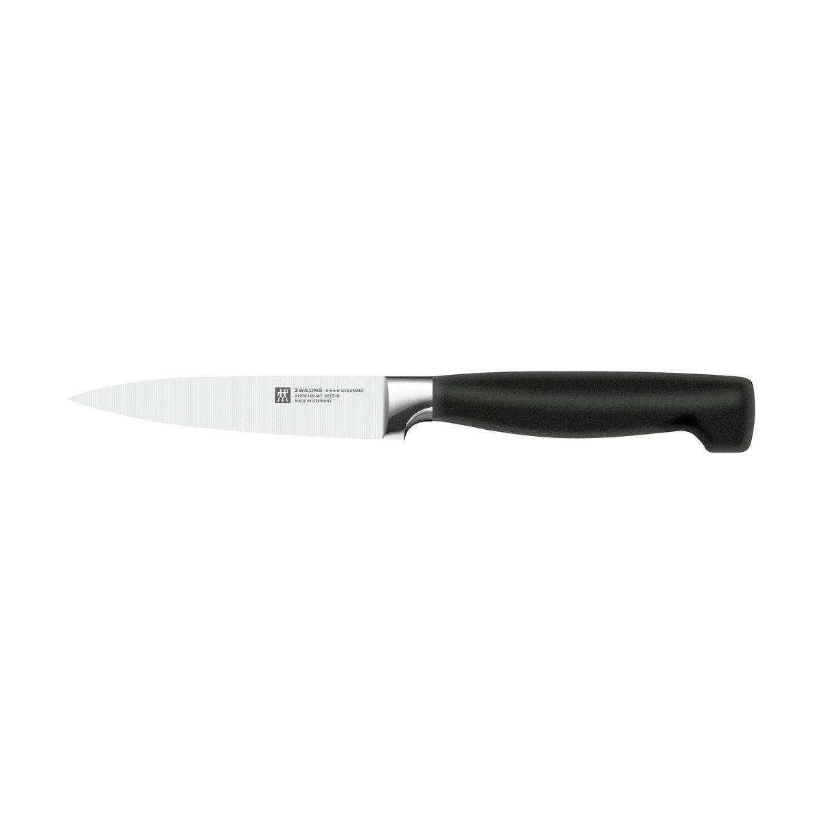 Zwilling Four Star paring knife 10 cm Black-stainless steel