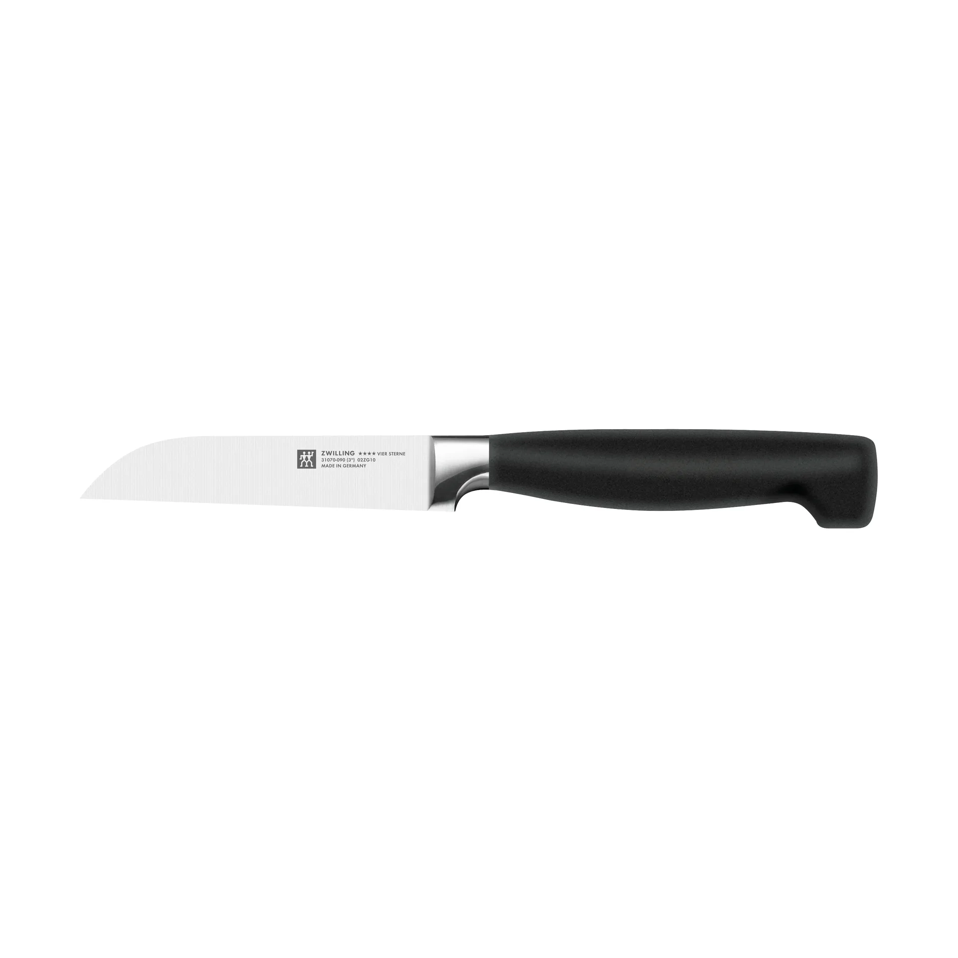 Zwilling Four Star vegetable knife 8 cm, Black-stainless steel Zwilling