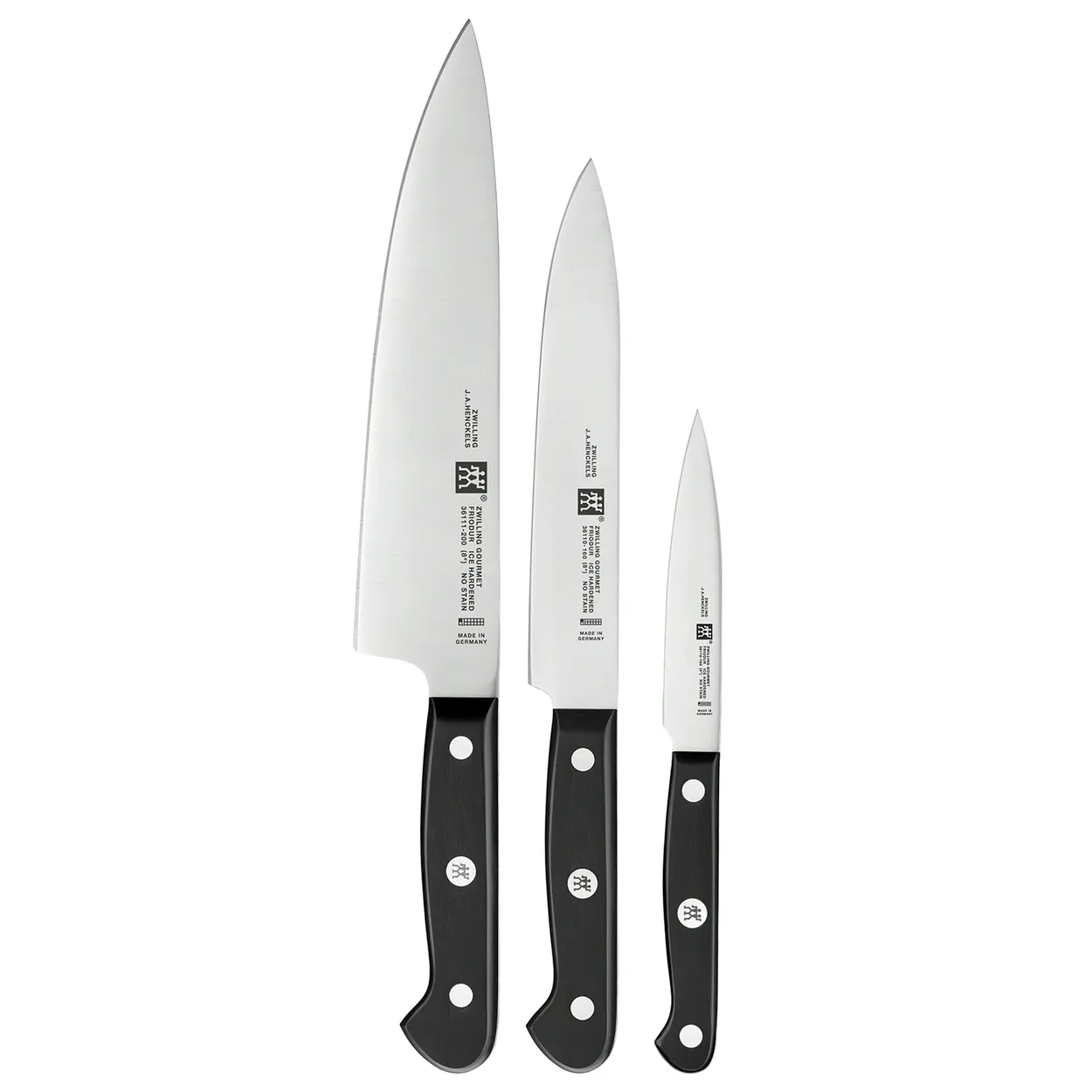 Zwilling Gourmet knife set 3 pieces 3 pieces | Scandinavian Design | Knife sets | Black