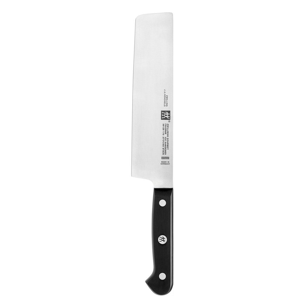 Zwilling Gourmet nakiri vegetable knife 17 cm | Scandinavian Design | Vegetable knives | Black