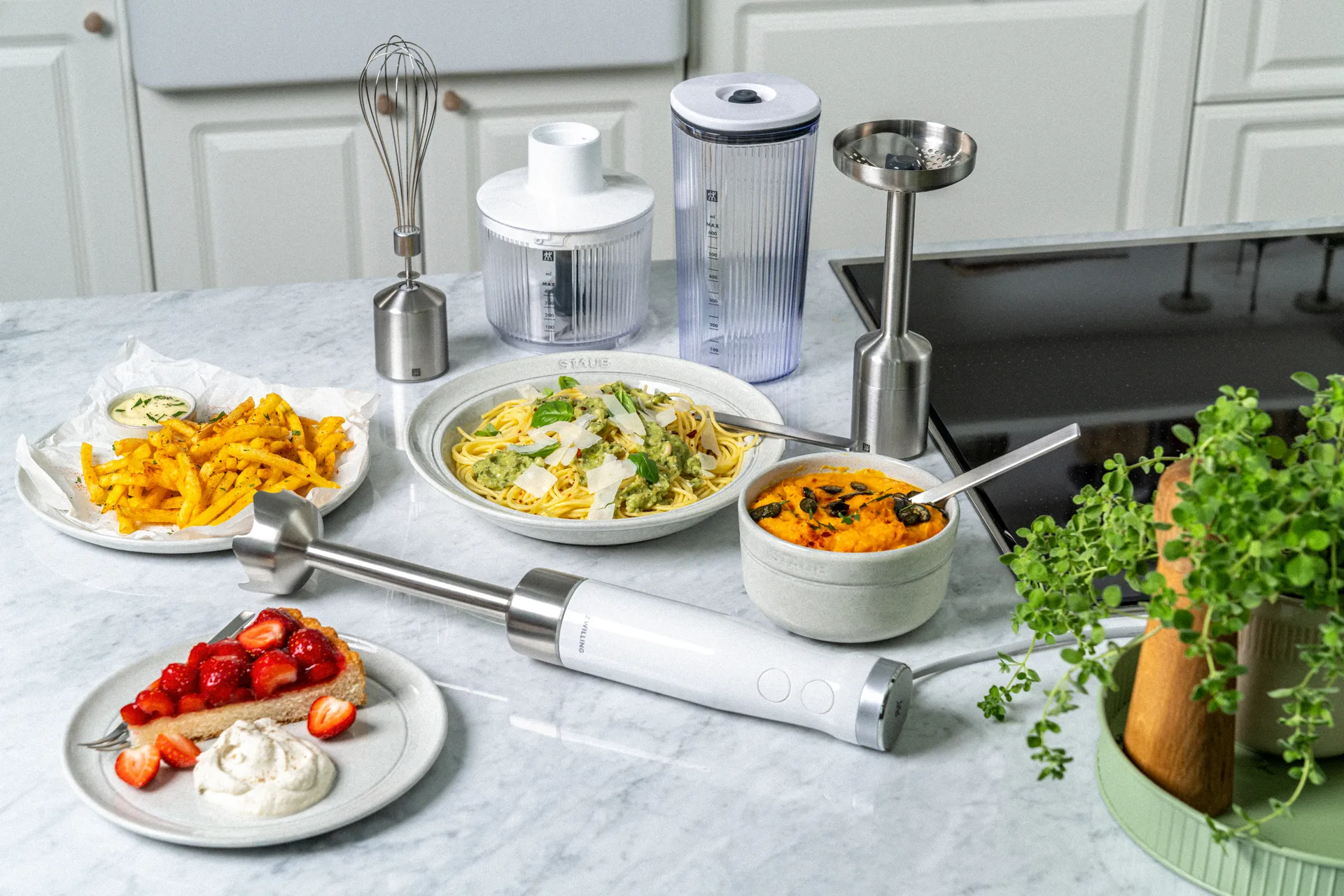 Zwilling hand blender potato masher accessory 23 cm, Silver Zwilling