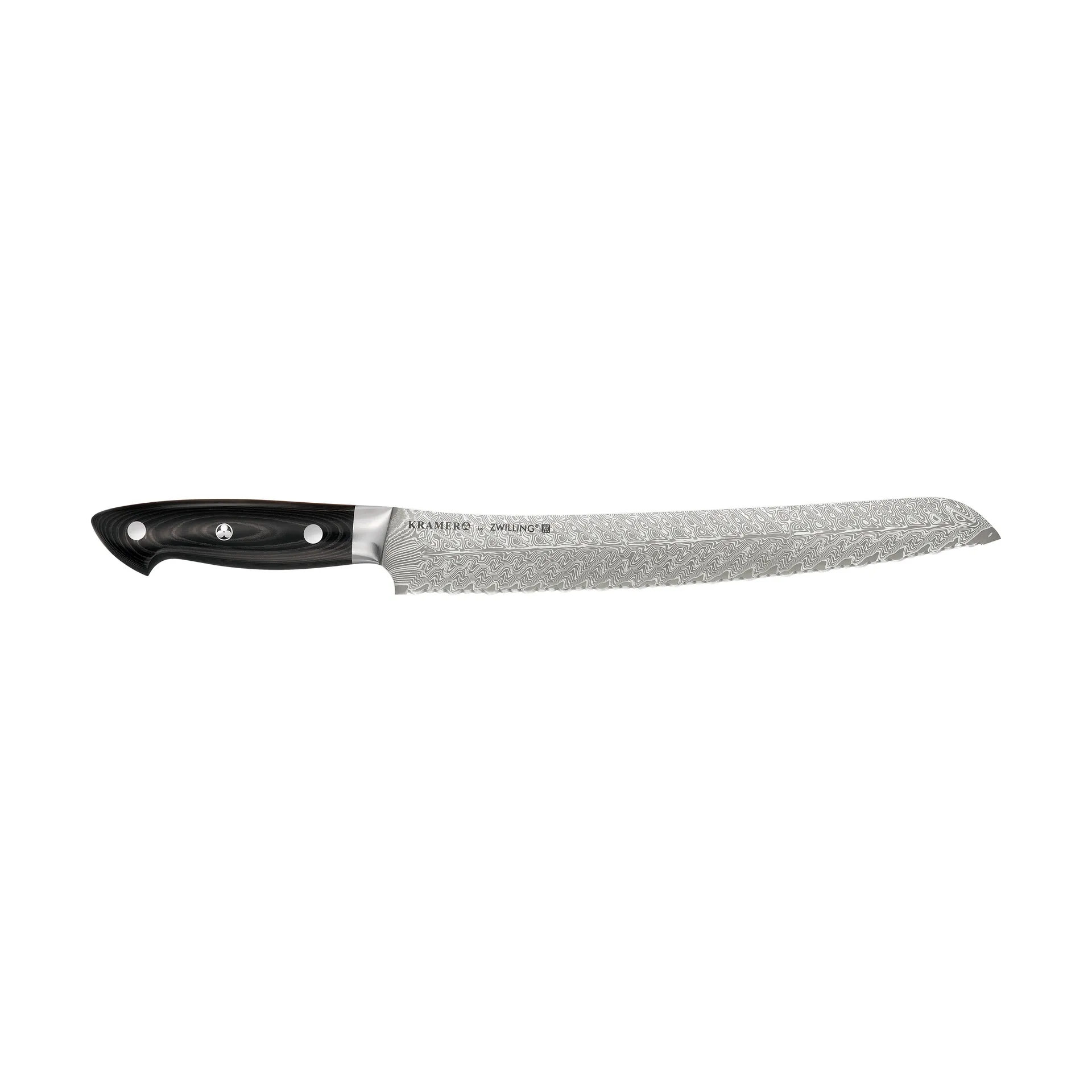 Zwilling Kramer Euro Stainless bread knife 26 cm, Damascus-black Zwilling