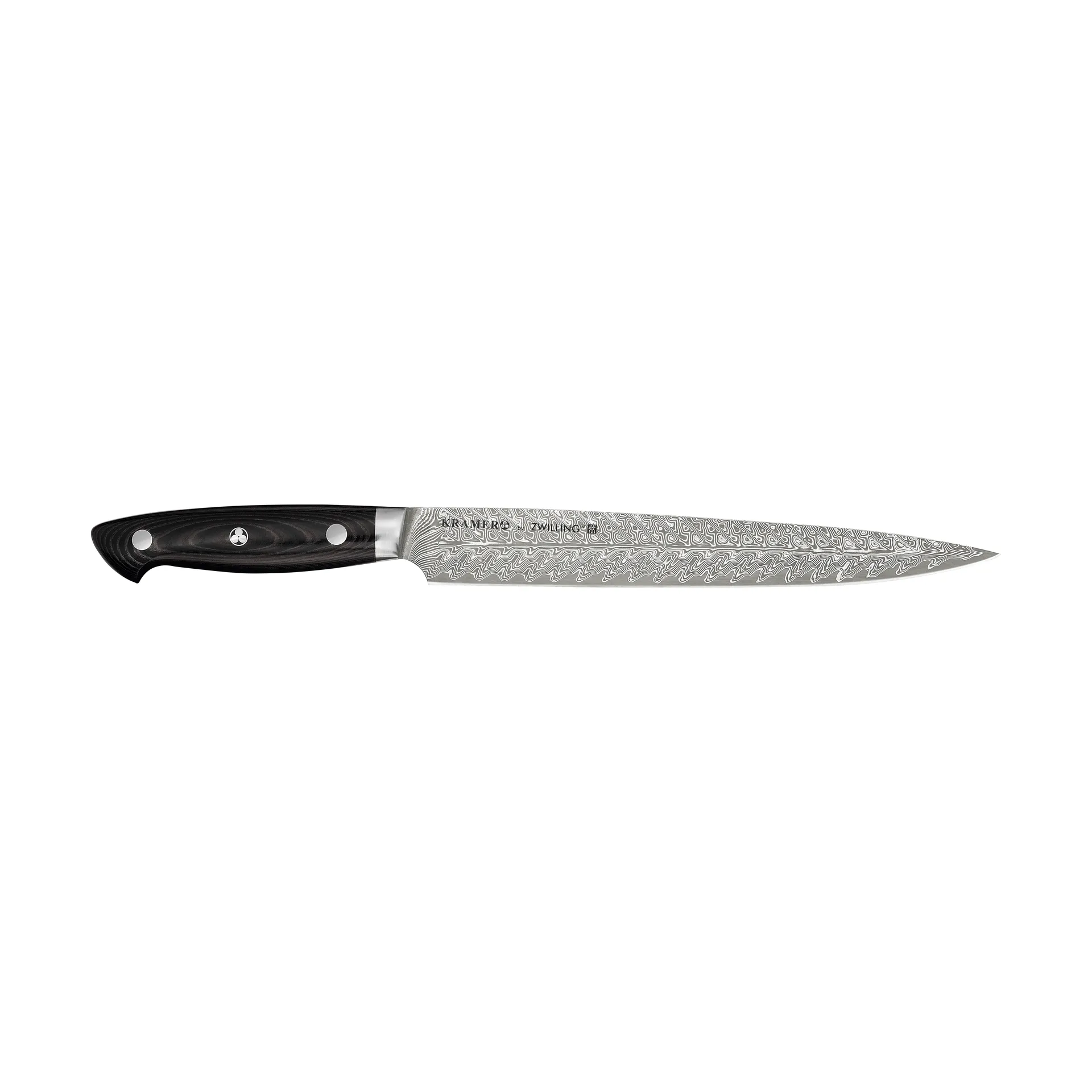 Zwilling Kramer euro stainless carving knife 23 cm, Damascus-black Zwilling