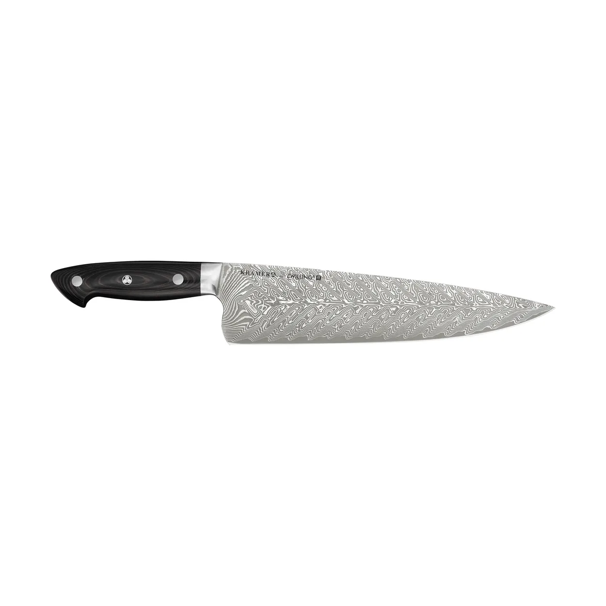 Zwilling Kramer euro stainless chef's knife 26 cm Damascus-black