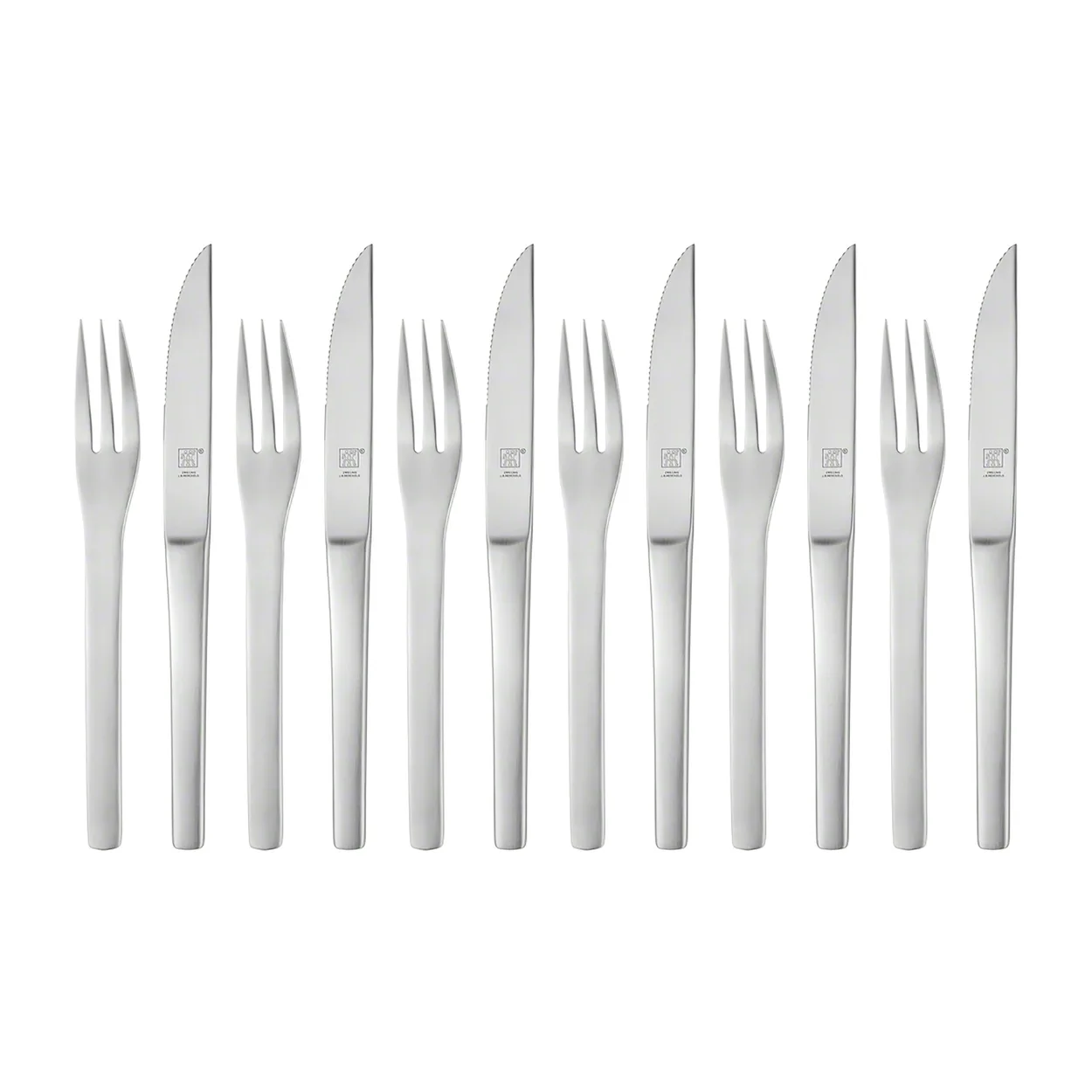 Zwilling Melbourne BBQ cutlery 12 pcs matt stainless steel