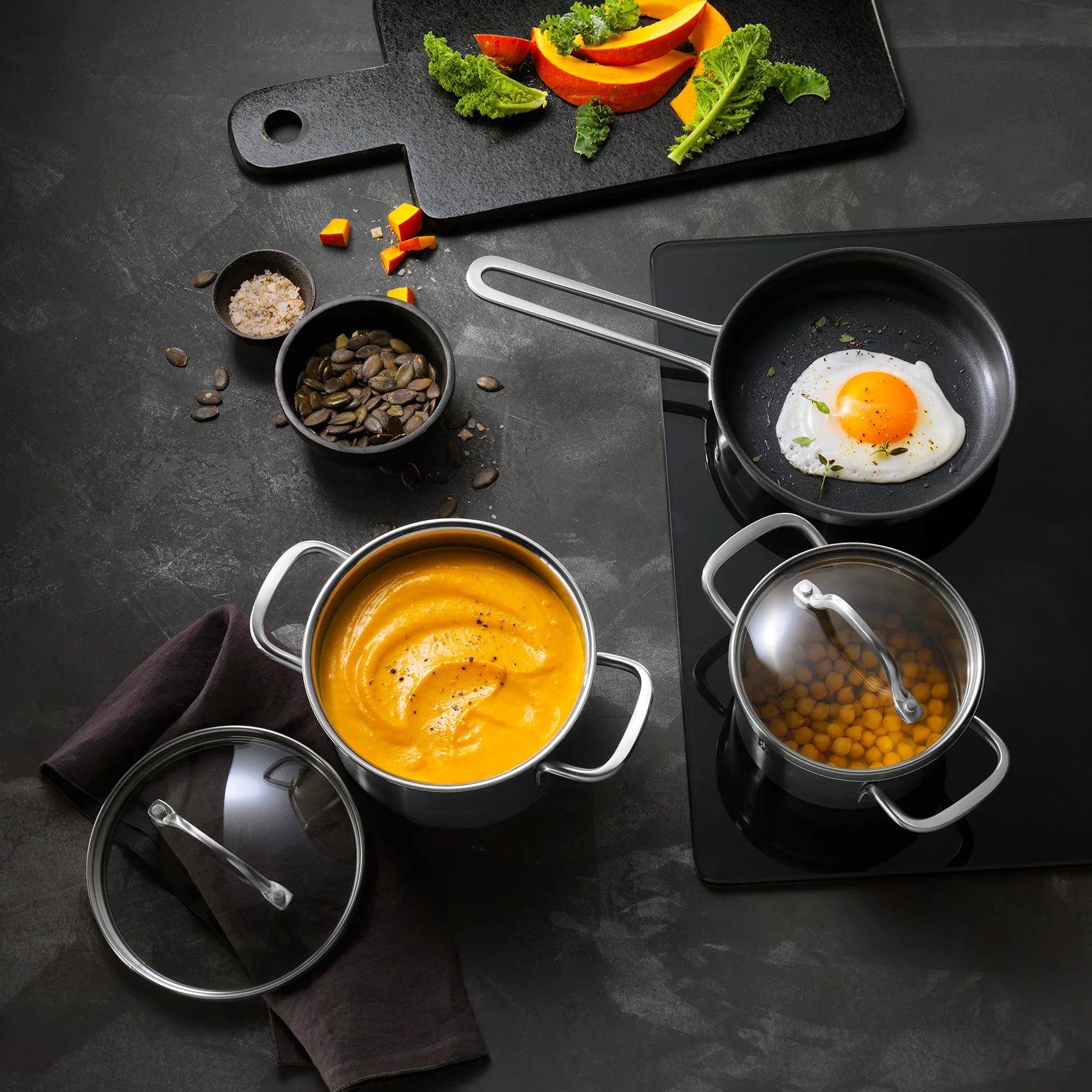 Zwilling Pico frying pan 16 cm, silver-black Zwilling