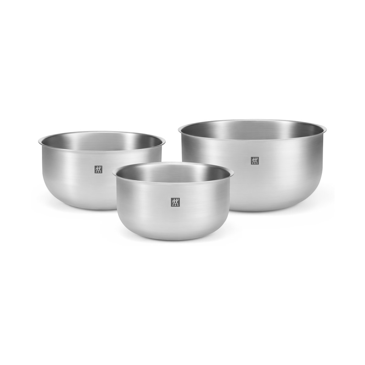Zwilling Prep bowl 3 parts Stainless steel | Scandinavian Design | Mixing bowls | Silver-coloured